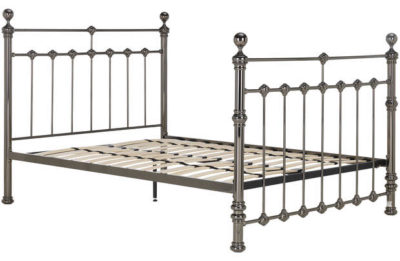 Schreiber Canford Black Nickel Double Bed Frame Schreiber Canford Black Nickel Double Bed Frame
